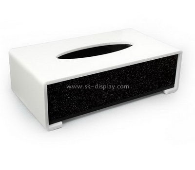 Customize acrylic tissue box holder rectangular DBS-1063