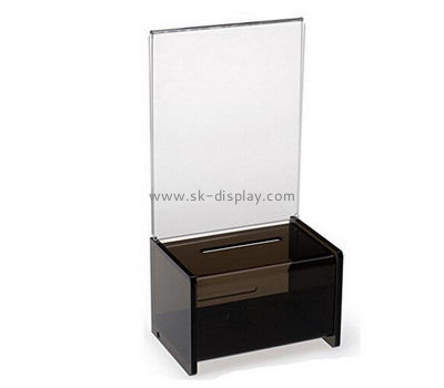 Customize acrylic locking ballot box DBS-1088