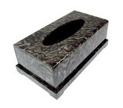 Customize lucite facial tissue holder DBS-1100