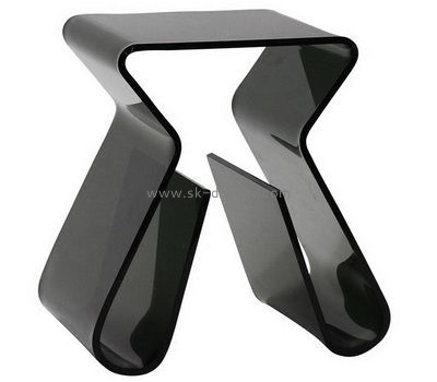 Customize acrylic side table with storage AFS-409