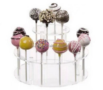 Round clear acrylic lollipop display stands FD-165