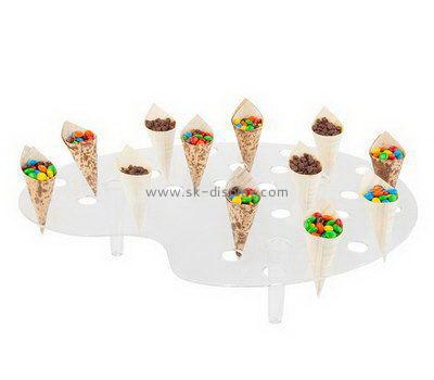 Custom clear acrylic mini ice-cream display holders FD-181