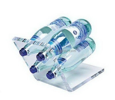Custom clear acrylic water bottle display rack FD-180
