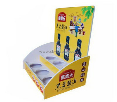 Customize 2 tiered acrylic soy sauce display stands FD-200