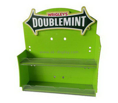 Customize 2 tiered acrylic chewing gum display stands FD-206