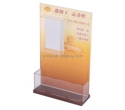Customize acrylic brochure display holder BD-877