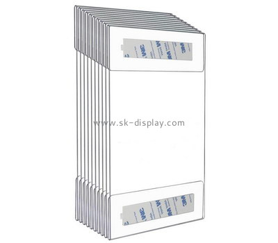 Custom acrylic leaflet holder with 3M tape BD-929