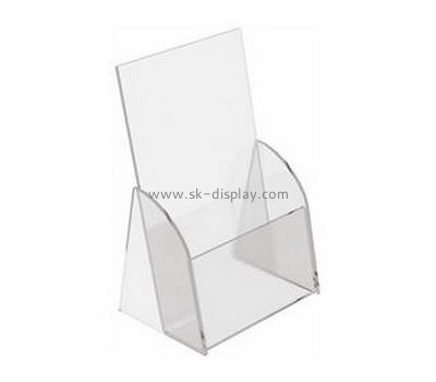 Custom table top clear acrylic pamphlet holder BD-962