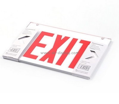 Custom wall mounted acrylic exit sign BD-971