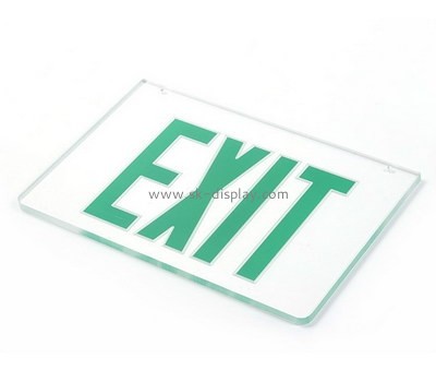 Custom wall acrylic exit sign BD-972