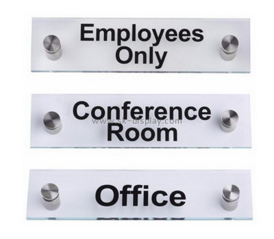 Custom wall mounted acrylic room sign BD-975