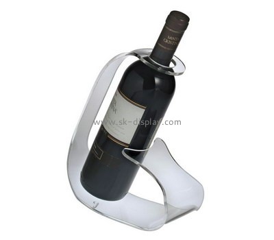 Custom acrylic sigle wine bottle holder rack WD-118