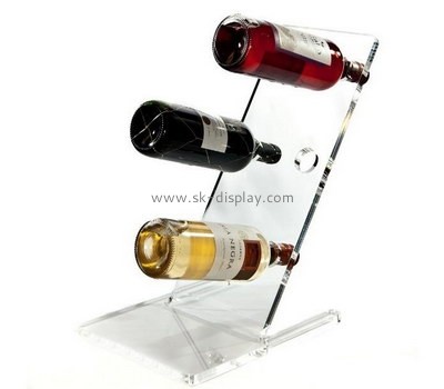 Custom acrylic wine botttles display racks WD-132