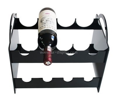 Custom acrylic wine bottle display racks WD-131