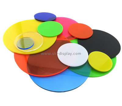 Custom laser cutting round color acrylic CA-007