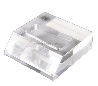 Custom laser cutting clear acrylic block CA-026