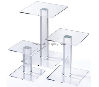 Custom 3 tiers acrylic cake stands FD-269