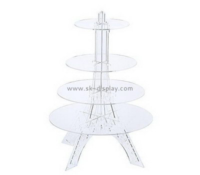 Custom 4 tiers acrylic cake display stands FD-273