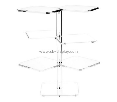 Custom 4 tiers clear acrylic cake display stands FD-280