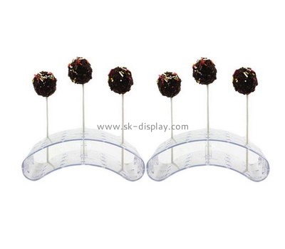 Custom clear acrylic lollipops display holders FD-288