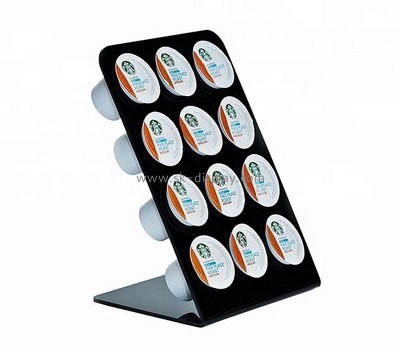 Custom retail acrylic coffee capsules display stands FD-291