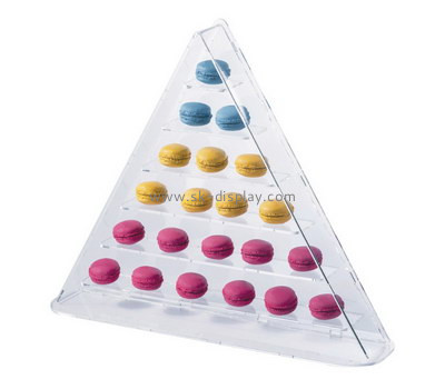 Custom 6 tiers triangle acrylic macarons display stand FD-296