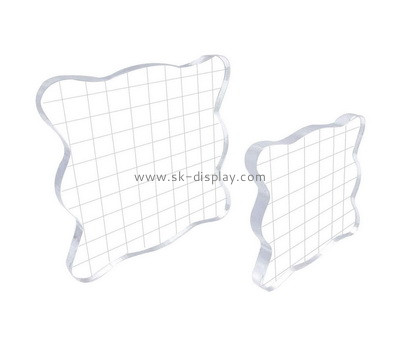 Custom acrylic grid lines block AB-004