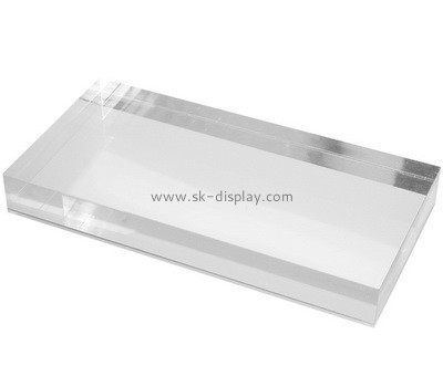 Custom clear acrylic stamping block AB-012