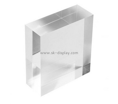Custom clear plexiglass display block AB-052