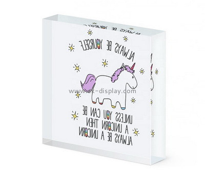 Custom acrylic printing display block AB-054