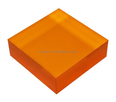 Custom orange acrylic block AB-073