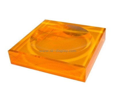 Custom neon orange acrylic soap dish AB-082