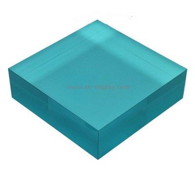 Custom blue acrylic display block AB-081