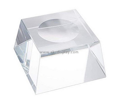 Custom clear acrylic soap dish block AB-084