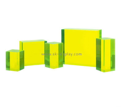 Custom color acrylic display block AB-040