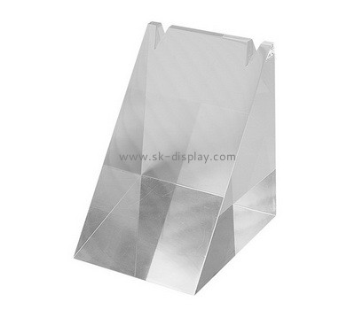 Custom triangle acrylic necklace display block AB-094