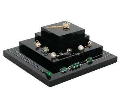Custom black perspex jewelry display blocks AB-098