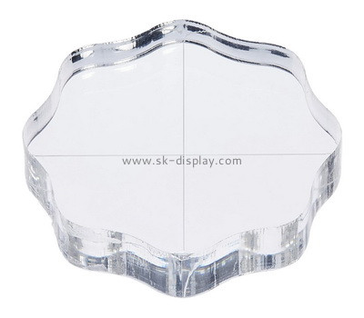 Custom sunflower clear acrylic display block AB-108