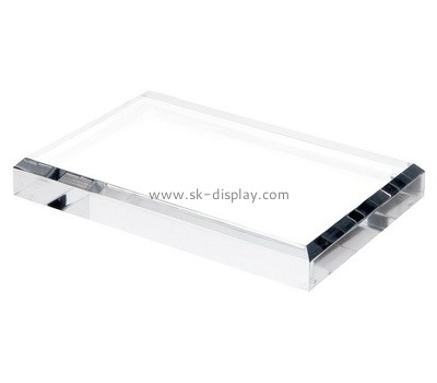 Custom acrylic beveled display block AB-156