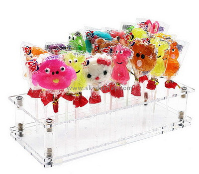 Custom clear acrylic cartoon candies display stands FD-304