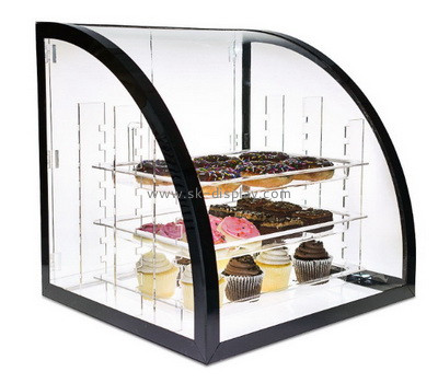 Custom counter top 3 tiers acrylic cupcake display cabinet FD-312