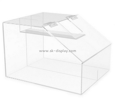 Custom clear plexiglass display case FD-319