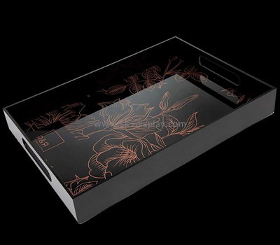 Custom elegant acrylic serving tray STS-116