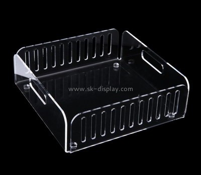 Custom clear acrylic serving tray STS-120
