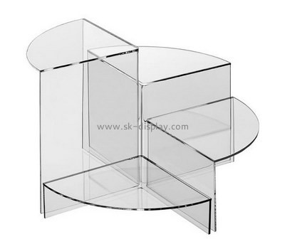 Custom 4 tiers clear acrylic display stands SOD-721