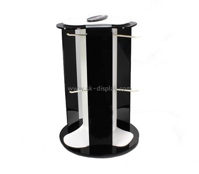 Custom round acrylic display stands with metal hangers SOD-723