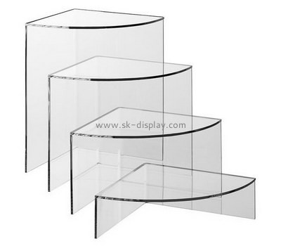 Custom 4 tiers clear acrylic display stands SOD-722