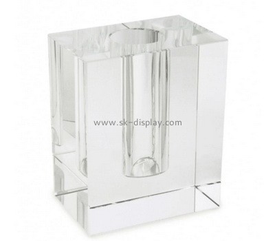 Custom clear acrylic flower block SOD-745