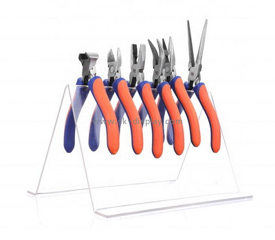 Custom V shape acrylic pliers display stand SOD-846