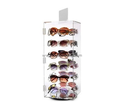 Custom rotating acrylic sunglasses display cabinet SOD-854